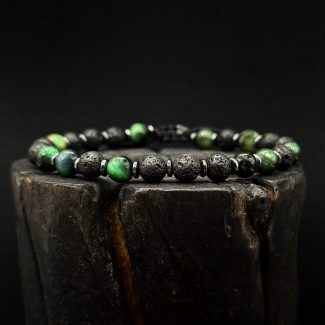 Bransoletka z zielonym Tygrysim Okiem